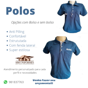 Uniformes empresariais | POLO MALHA PIQUET
